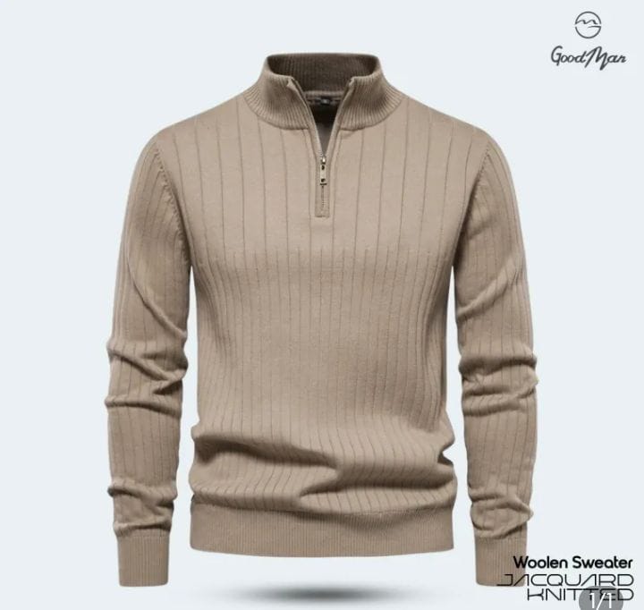 Full Sleeve zipper sweater for men
